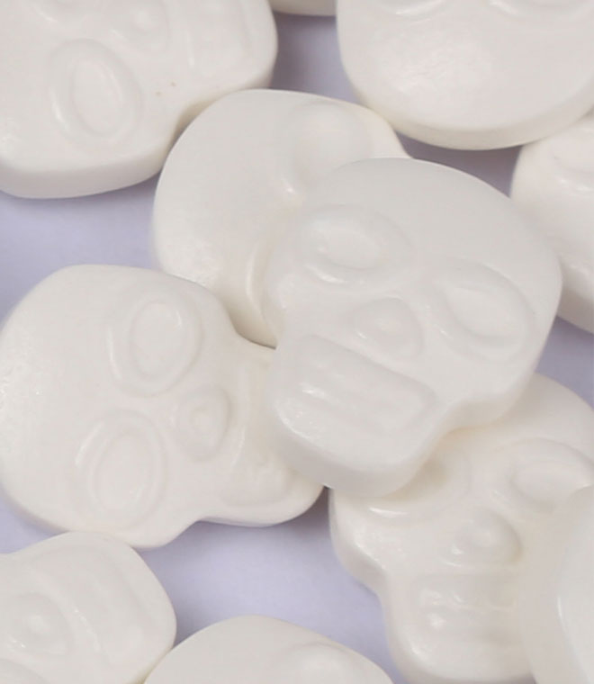 Big Skull Sprinkles Press Candy