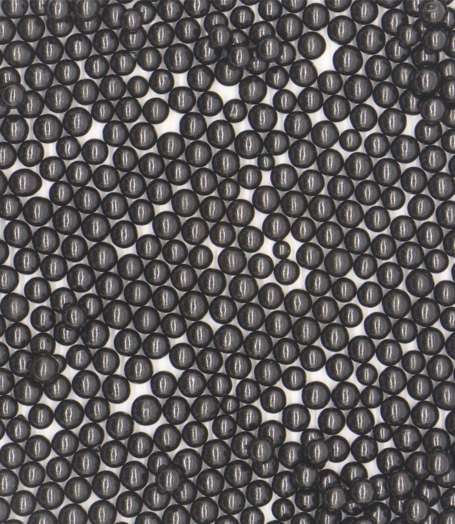 Black Sprinkles 4mm Pearl