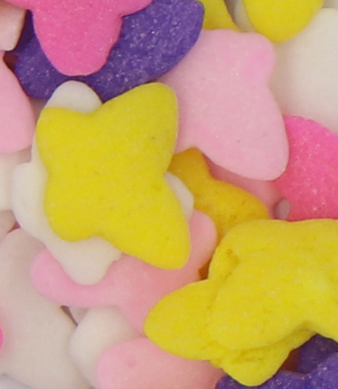 Butterfly Mixed Color Sprinkles Sequin & Confetti Sprinkles