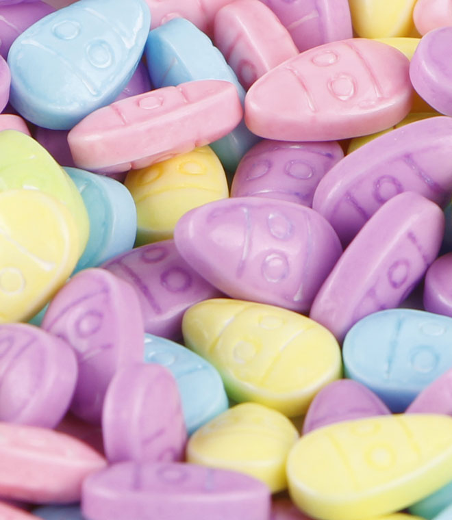 Easter Egg Sprinkles Press Candy