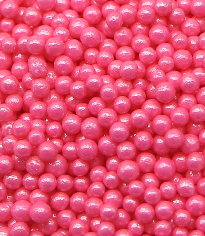 Frusia Pink Sprinkles 2mm Pearl