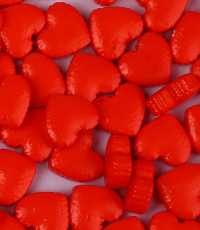Gear Heart Sprinkles Press Candy
