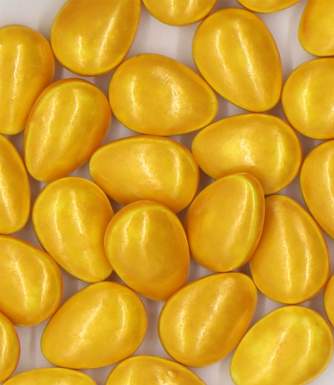 Gold Easter Egg Sprinkles Press Candy