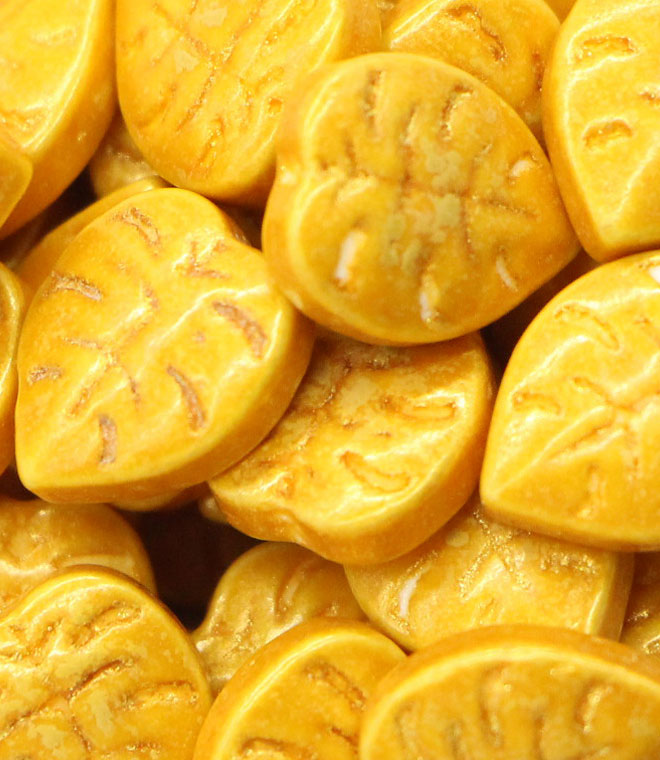 Gold Leaf Sprinkles Press Candy