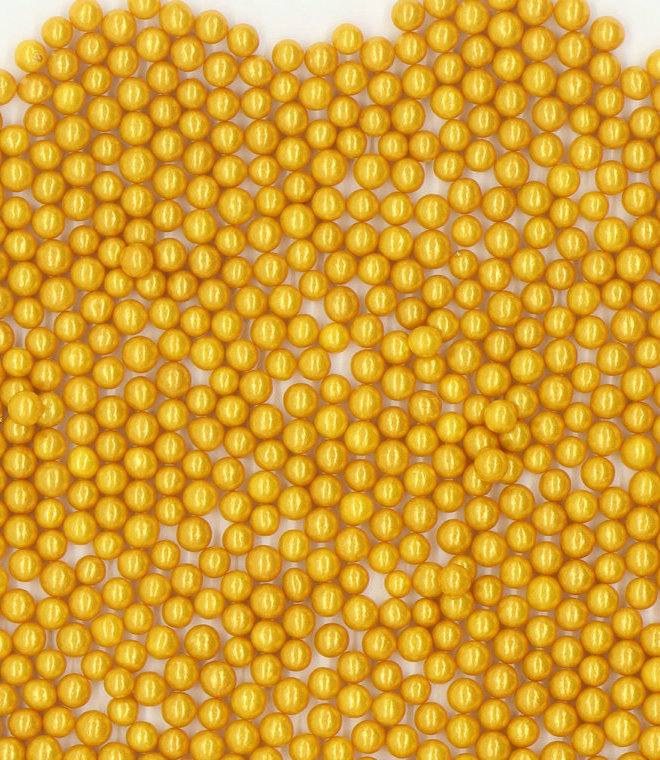 Gold Sprinkles 6mm Pearl