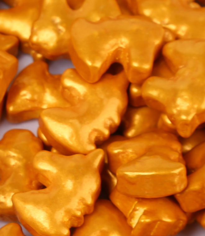Golden Unicorn Horn Sprinkles Press Candy