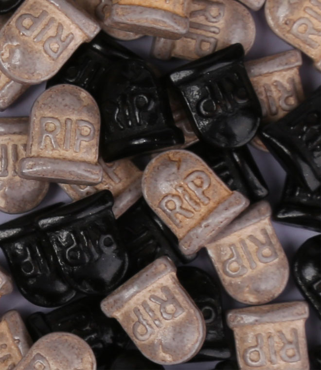 Grave Stone Sprinkles Press Candy