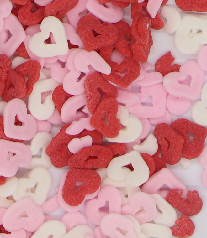 Hollow out heart Mixed Color Sprinkles Sequin & Confetti Sprinkles