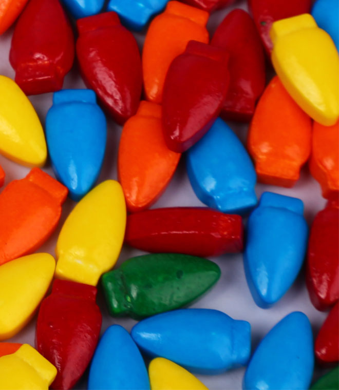 Lamp Sprinkles Press Candy