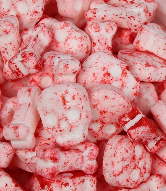 Mini Bloody Bone and Skull Press Candy Sprinkles Mix