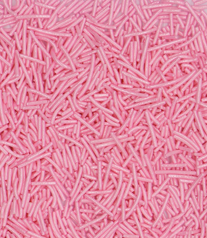 Pink Crisp Jimmies Pearlized