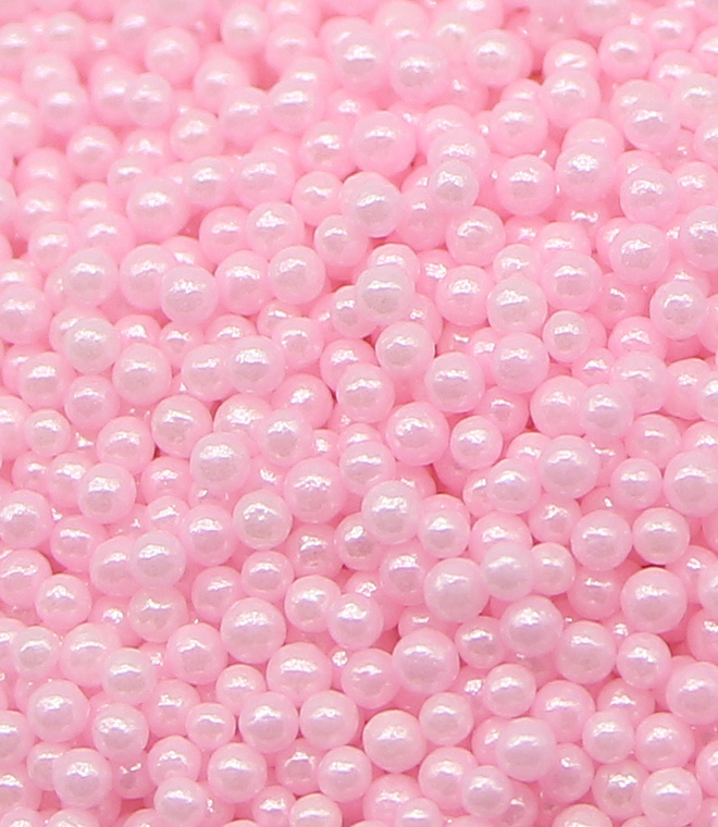 Pink Sprinkles 2mm Pearl