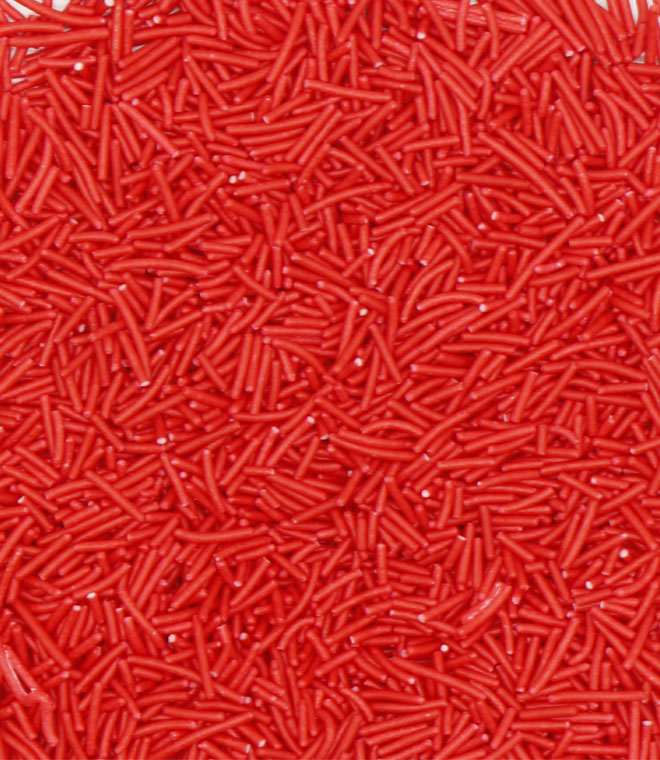 Red Crisp Jimmies Polished