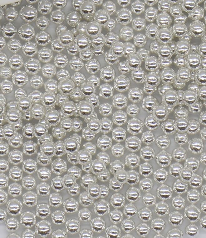 Silver Sprinkles 4mm Pearl