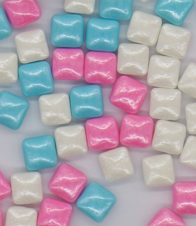 Square Shape Sprinkles Press Candy