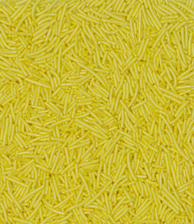 Yellow Crisp Jimmies Pearlized
